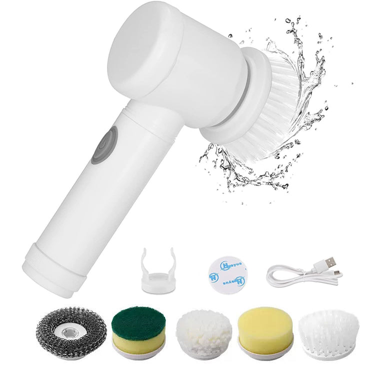 Scrubio™ – Twoja Moc w Czyszczeniu: Bezprzewodowa Szczotka do Kuchni i Łazienki